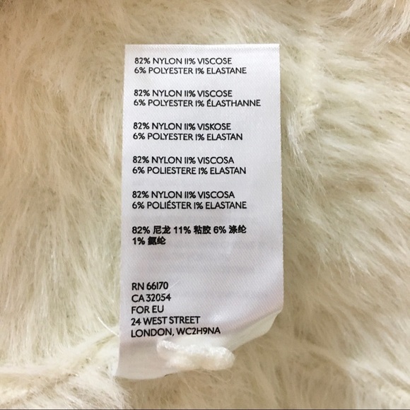 Anthropologie Ember Eyelash Furry Ivory Pullover Dolman Sweater - Picture 12 of 14